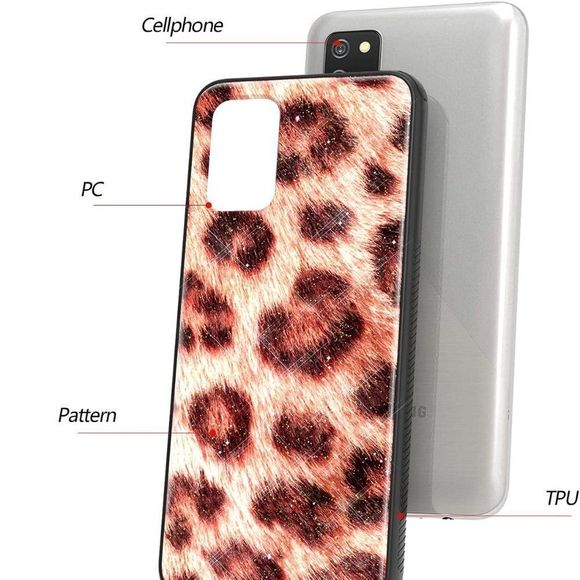 Shinewish for Samsung Galaxy A02S Case, 3D Printed Leopard Print Cell Phone Case - Picture 4 of 7